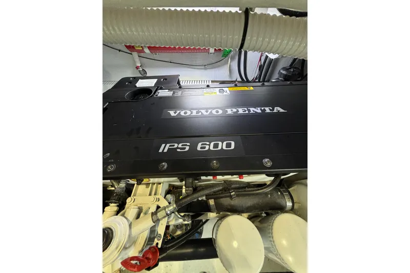 Slide: The Image of Volvo Penta IPS 600 engine in 2020 Sabre 45 Salon Express yacht. - 87