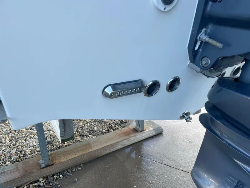 Slide: The Image of Rear view of a 2017 Tidewater 220 boat with motor. - 8