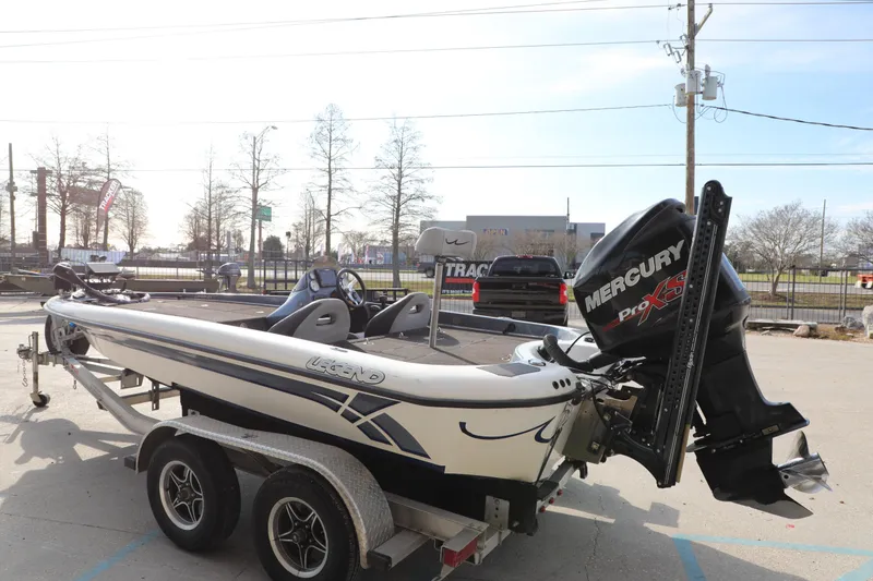 Slide: The Image of 2015 Legend 191 boat with Mercury Pro XS engine on trailer. - 5