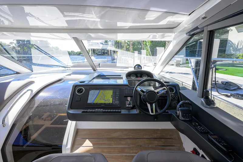 Slide: The Image of Princess V50 TraSeas - Helm Deck Seating and Electronics - 23