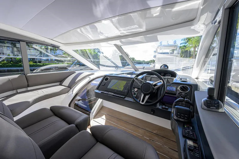 Slide: The Image of Princess V50 TraSeas - Helm Deck Seating and Electronics - 24