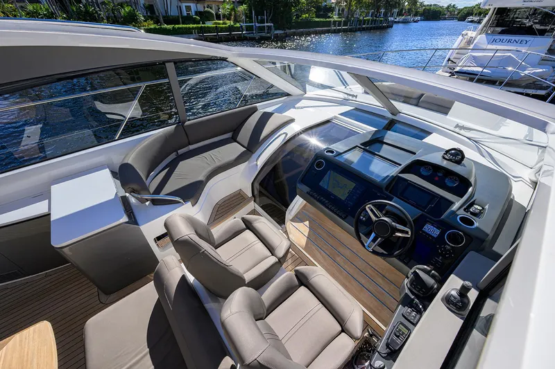 Slide: The Image of Princess V50 TraSeas - Helm Seating and Electronics - 28