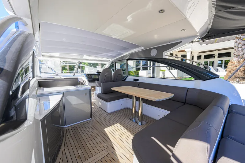 Slide: The Image of Princess V50 TraSeas - Aft Deck Seating and Table - 29