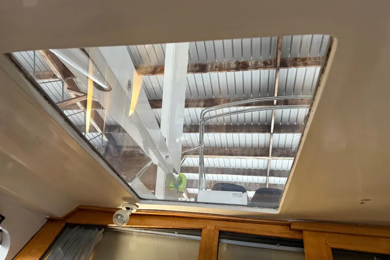 Slide: The Image of Engine room wiring and components of a 1985 Bayliner 4550 Motoryacht. - 125