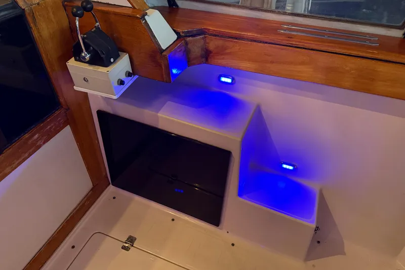 Slide: The Image of Water filtration system in 1985 Bayliner 4550 Motoryacht engine room. - 142