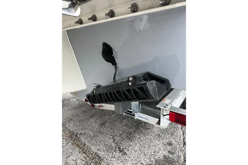 Slide: The Image of Rear view of 2026 Parker 247 Explorer boat with trailer attachment. - 20