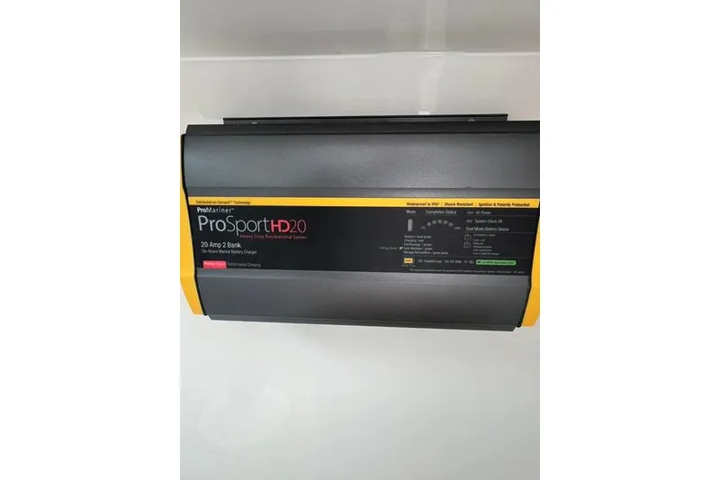 Slide: The Image of ProMariner ProSport HD20 battery charger on Parker 247 Explorer, 2026 model. - 9