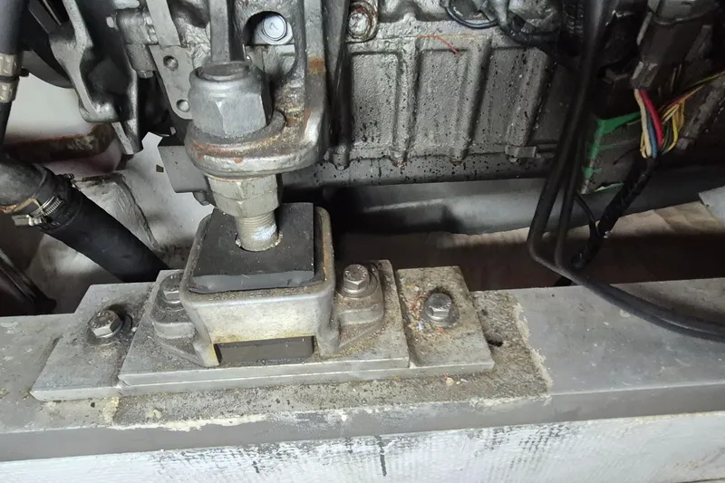 Slide: The Image of Port water tank on 1983 Grand Banks 42 Classic, 88 US gallons capacity. - 69