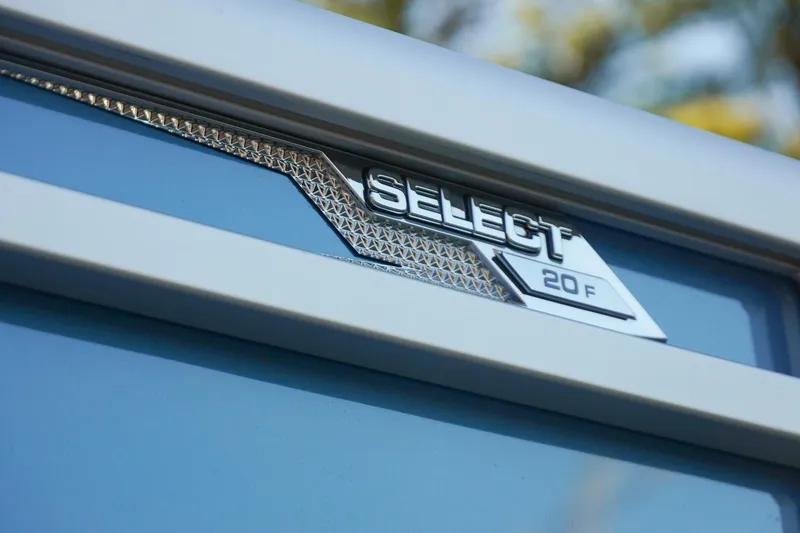 Slide: The Image of Close-up of 2026 SunCatcher Select 20F logo on a sleek surface. - 11