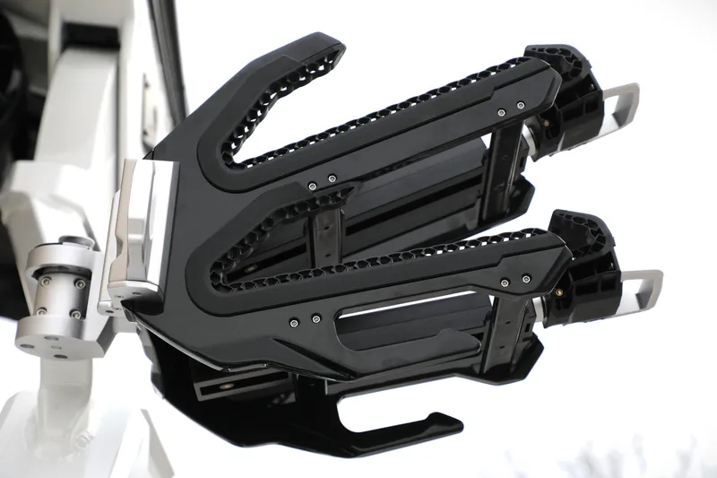 Slide: The Image of Close-up of Centurion Ri245 2026 boat component, showcasing sleek black mechanical design. - 19