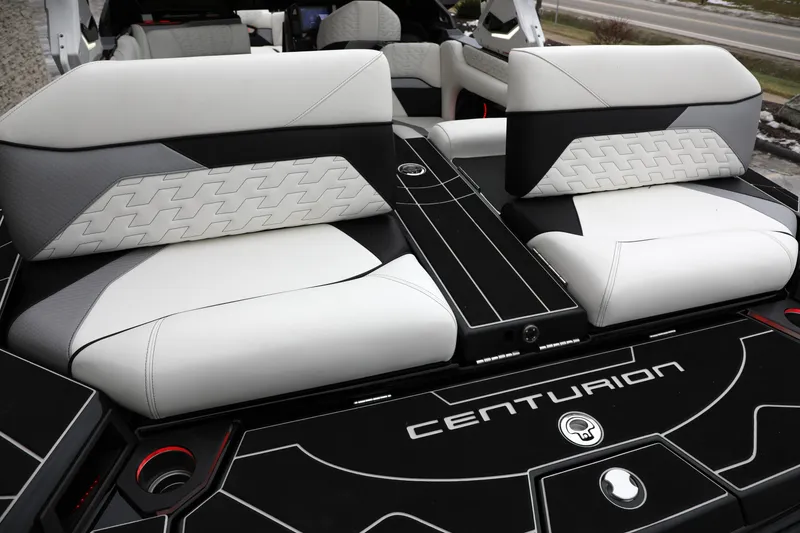 Slide: The Image of Luxurious interior of 2026 Centurion Ri245 boat with stylish seating and modern design. - 21