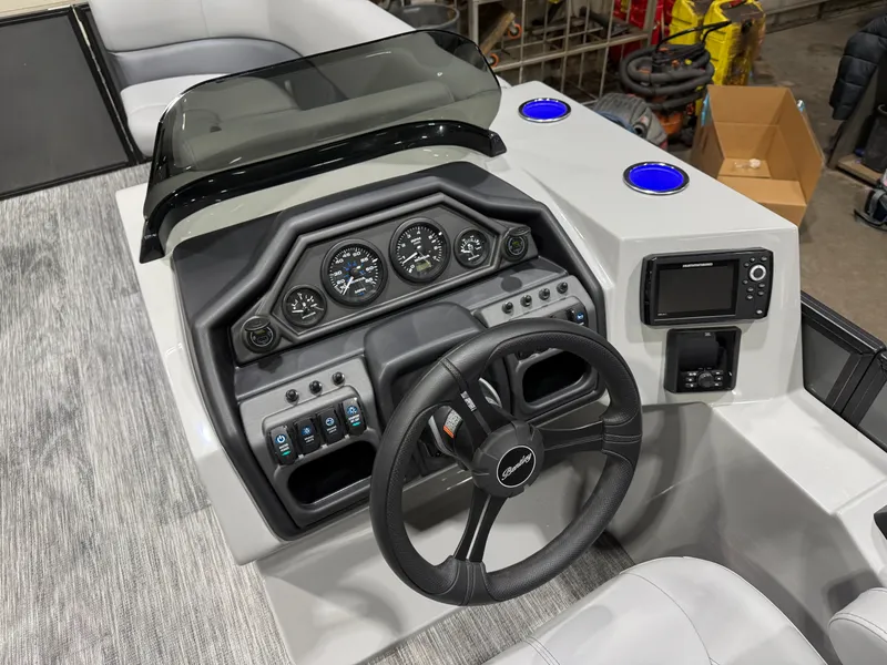 Slide: The Image of Bentley Pontoons Legacy 220 Navigator DL Quad Lounge 2026 - 13