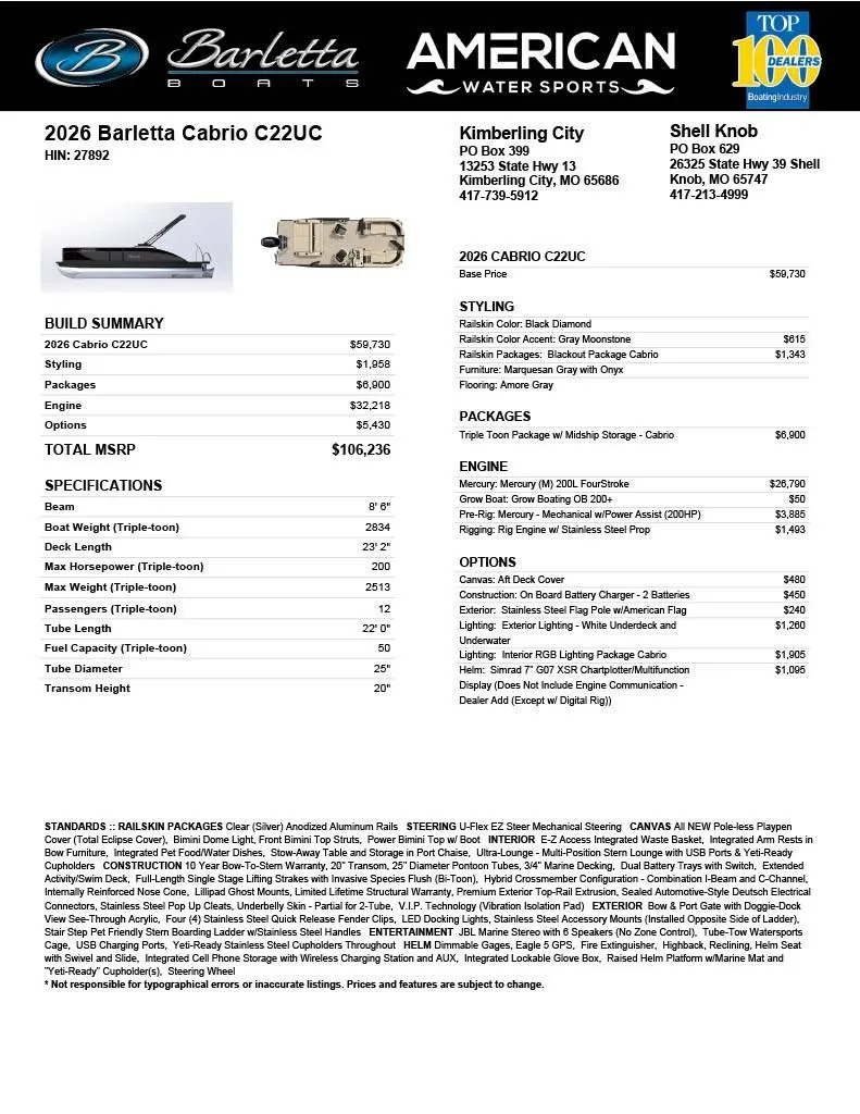 Slide: The Image of Barletta Cabrio 22UC 2026 - 66