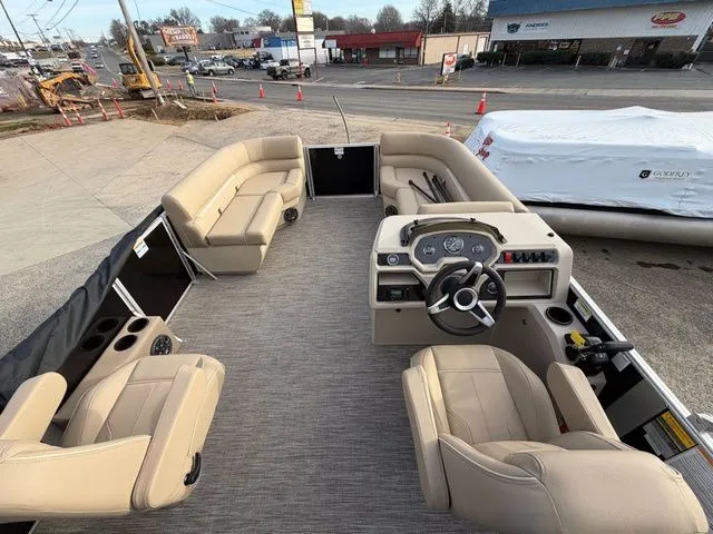 Slide: The Image of Godfrey Sweetwater 2286 SFLX Tritoon - 150 Suzuki 2026 - 10