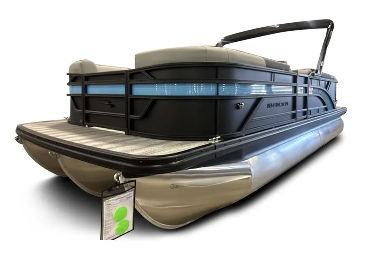Slide: The Image of 2026 Bennington 22 S STERN RADIUS pontoon boat, sleek design, modern features. - 3