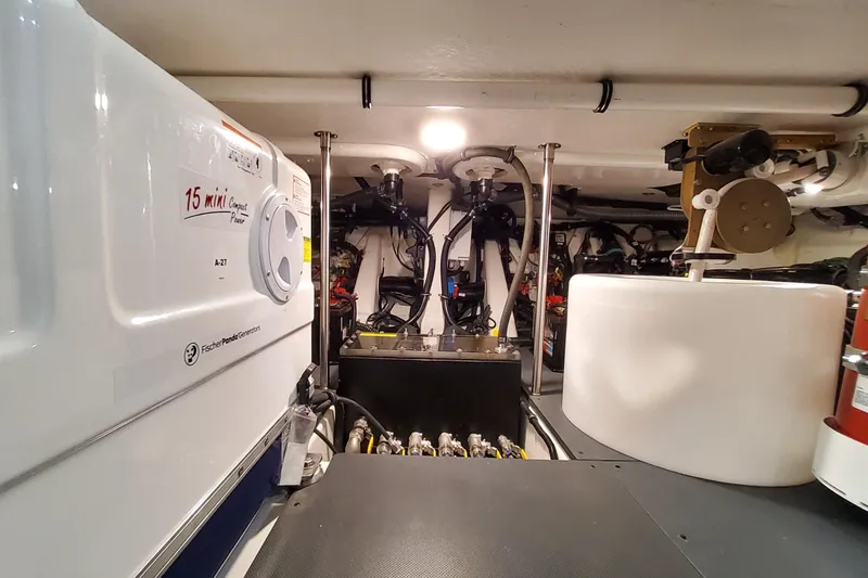 Slide: The Image of Engine room of 2026 Formula 457 Center Console Fish boat with Fischer Panda generator. - 48