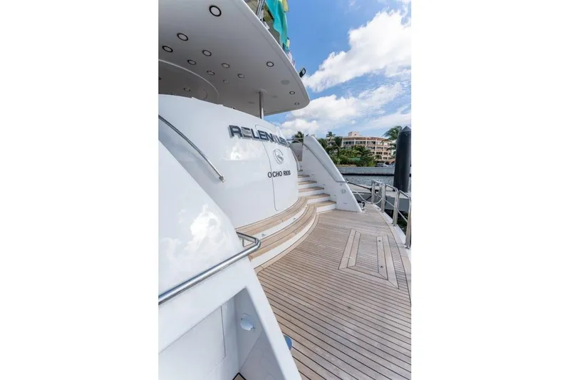 Slide: The Image of Luxury 2006 Westport 130 Motoryacht with sleek design and spacious deck. - 14