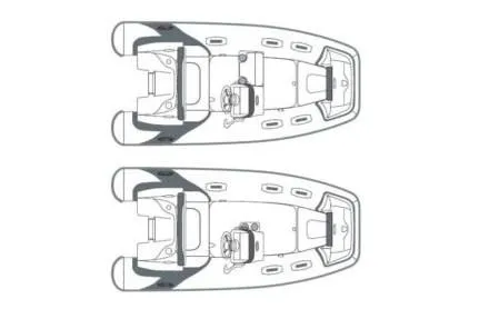 Slide: The Image of Manufacturer Provided Image: Top view of 2020 Walker Bay Generation 11 LTE boat layout. - 11
