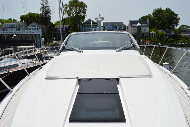 Slide: The Image of 2019 Azimut Atlantis 51 yacht docked, showcasing sleek design and luxurious features. - 25