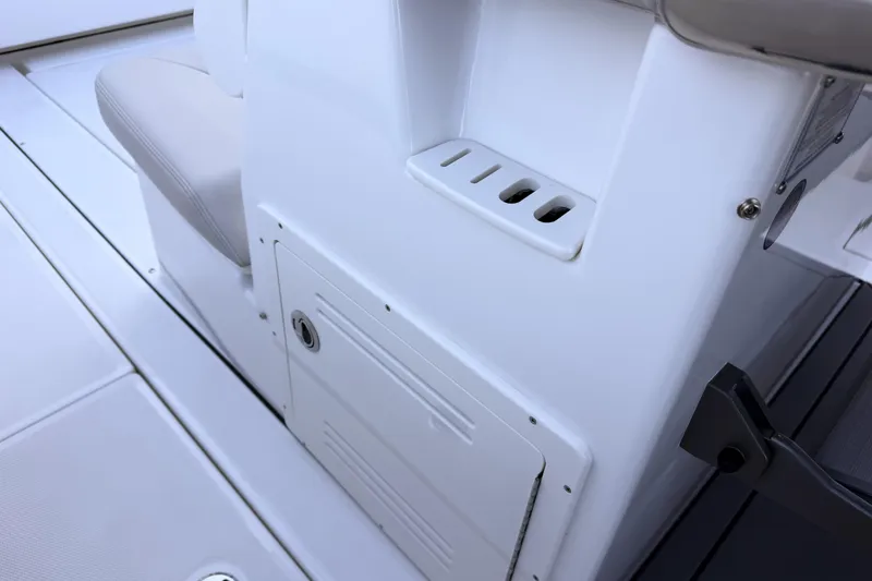 Slide: The Image of Interior of Solace 32 CS boat, model year 2026. - 34