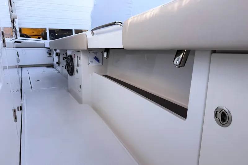Slide: The Image of Interior of Solace 32 CS boat, model year 2026. - 47