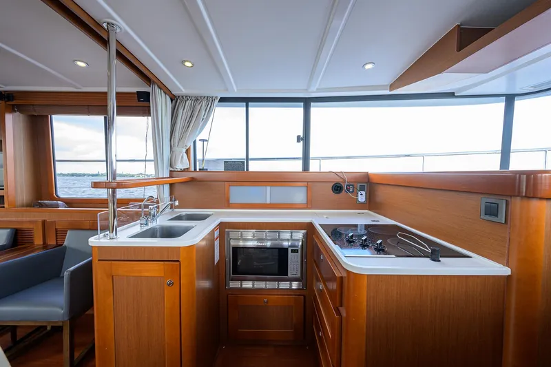 Slide: The Image of Beneteau 44 Southern Trawl - Galley, Sink and Cooktop - 11