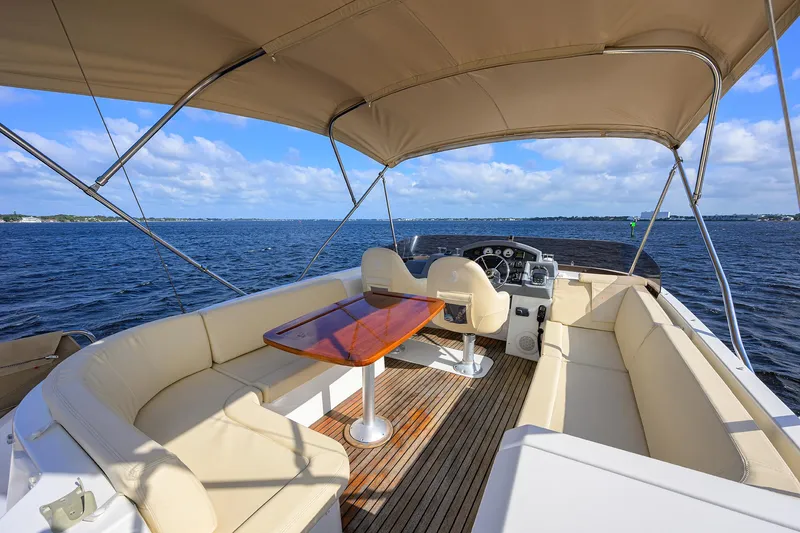 Slide: The Image of Beneteau 44 Southern Trawl - Bridge Seating and Table - 34