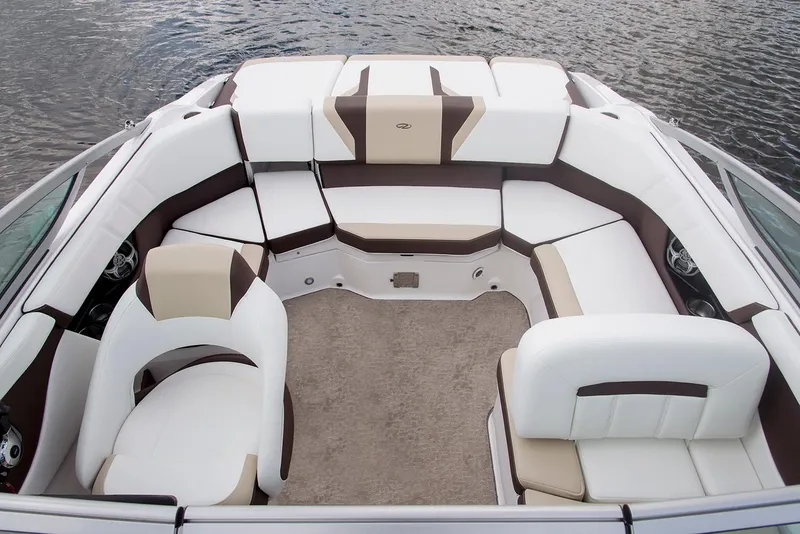 Slide: The Image of Manufacturer Provided Image: Storage compartment in a 2019 Regal 2000 ES Bowrider boat with toys and accessories. - 10