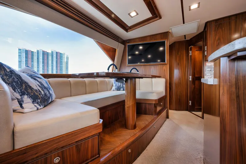 Slide: The Image of Viking 68 JO-LI - Interior Dinette - 13