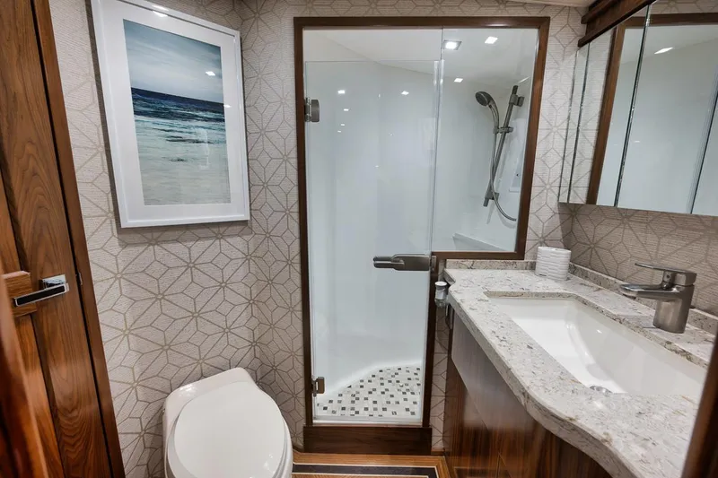 Slide: The Image of Viking 68 JO-LI - Interior Master Stateroom Head - 22