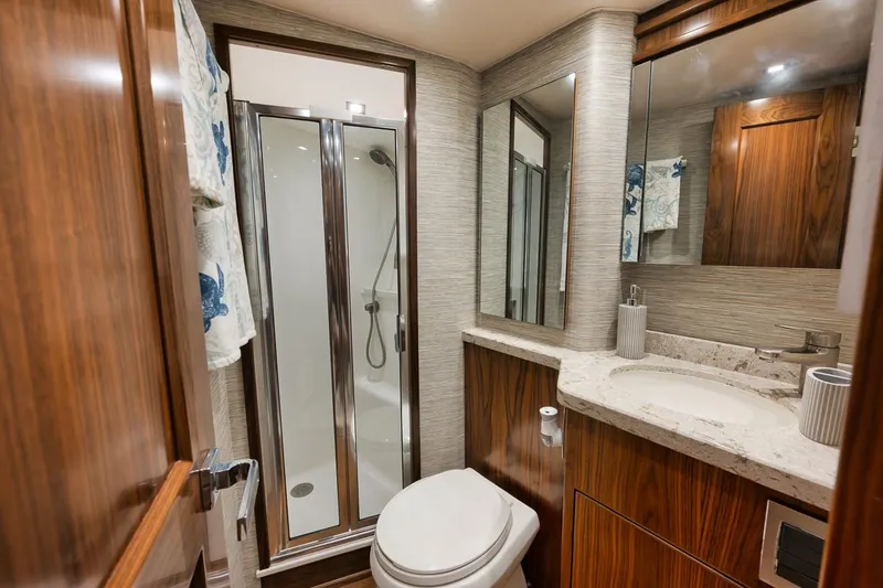 Slide: The Image of Viking 68 JO-LI - Interior Guest Stateroom Head - 24