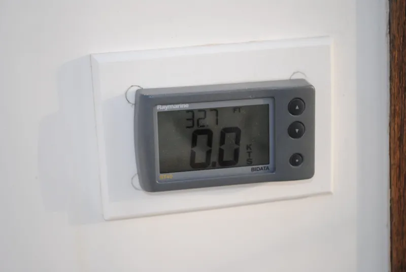 Slide: The Image of Raymarine display on 1988 Tartan 28 sailboat. - 14