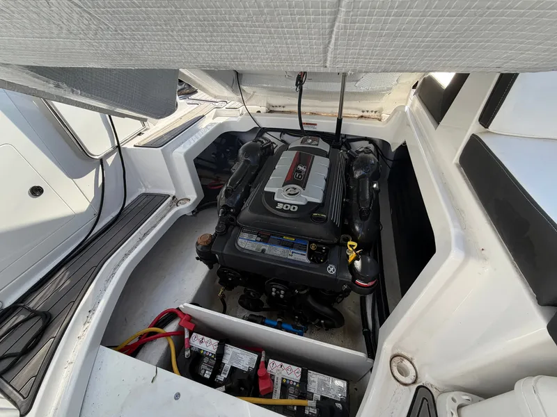 Slide: The Image of Engine compartment of 2023 Monterey M6 with 300 HP engine. - 35