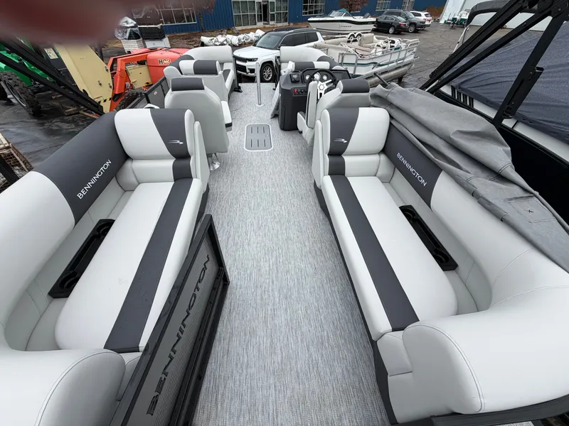 Slide: The Image of Bennington S-1 22 SSR SPS BLACKOUT LUXE In-Floor Storage 2026 - 6