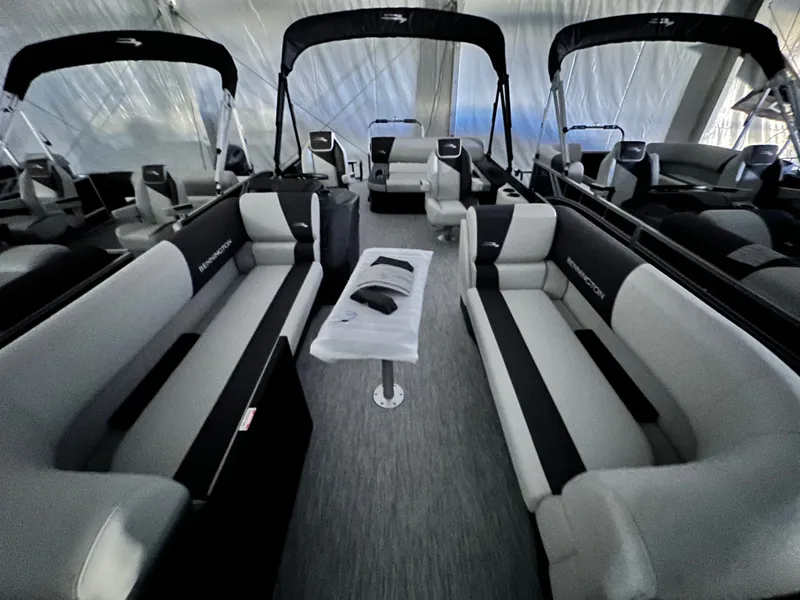 Slide: The Image of Bennington S-One 22 SSB SPS BLACKOUT LUXE In Floor Storage 2026 - 3