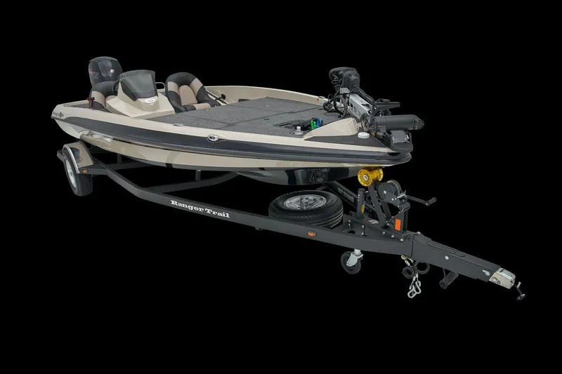 Slide: The Image of Manufacturer Provided Image: 2026 Ranger Z185 boat on trailer, featuring sleek design and modern equipment. - 13