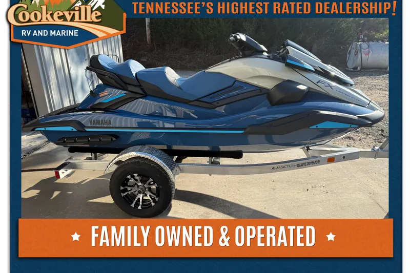 The Image of 2025 Yamaha WaveRunner FX Limited SVHO on trailer at Cookeville RV and Marine dealership. - 0