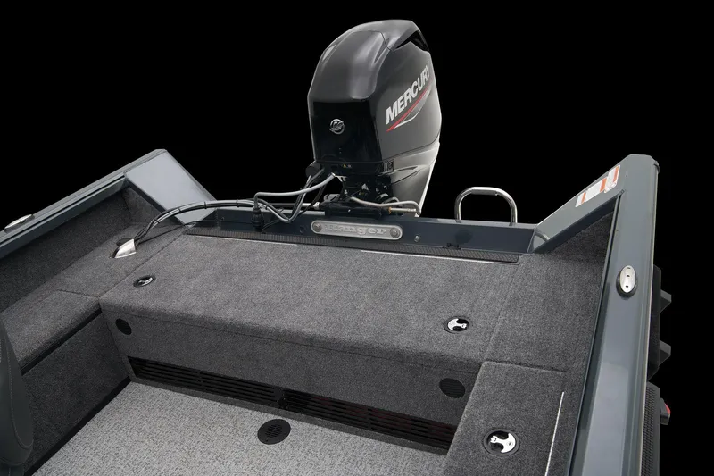 Slide: The Image of Manufacturer Provided Image: Manufacturer Provided Image: 2025 Ranger VS1665SC boat with Mercury engine, featuring spacious deck and modern design. - 37