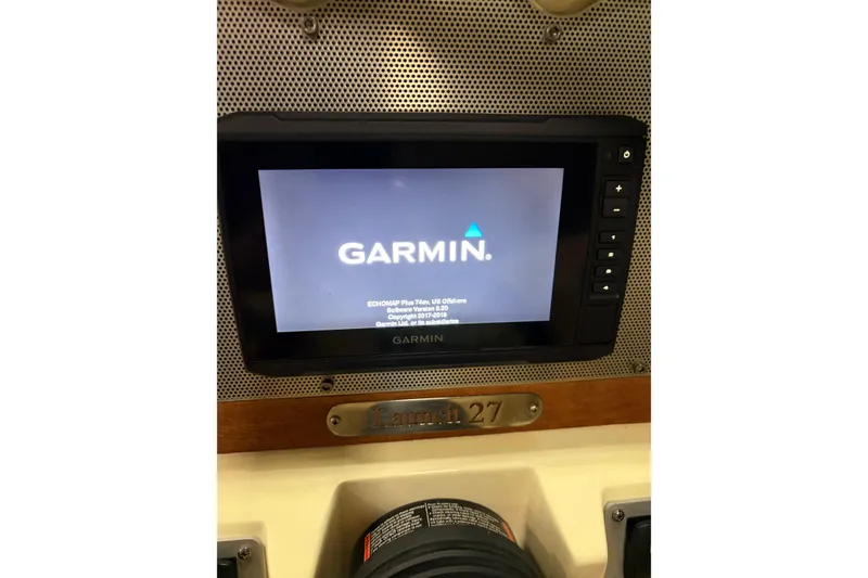 Slide: The Image of Garmin display on 2020 Chris-Craft Launch 28 GT boat dashboard. - 10