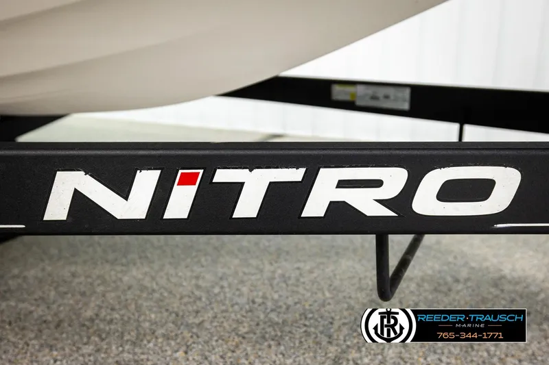 Slide: The Image of Close-up of 2021 Ntiro Z17 boat trailer with logo and contact details. - 51