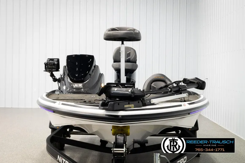 Slide: The Image of 2021 Ntiro Z17 fishing boat with Minn Kota motor in showroom. - 7