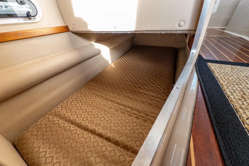 Slide: The Image of Interior of 2012 Aspen C90 yacht with luxurious seating and panoramic windows. - 23