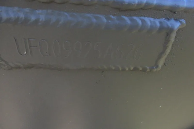 Slide: The Image of Hull identification number on 2026 Gator Tail 1860 Extreme boat. - 10