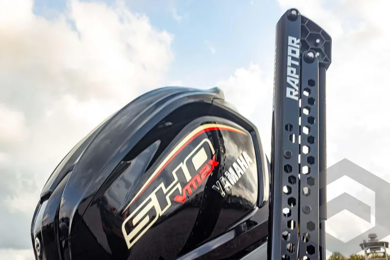 Slide: The Image of 2026 Skeeter ZXE21 with Yamaha SHO VMAX engine and Raptor anchor system. - 21