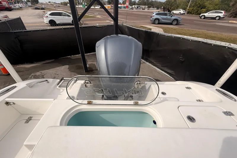 Slide: The Image of 2023 Sea Pro 239 Center Console boat with outboard motor, parked on a lot. - 62