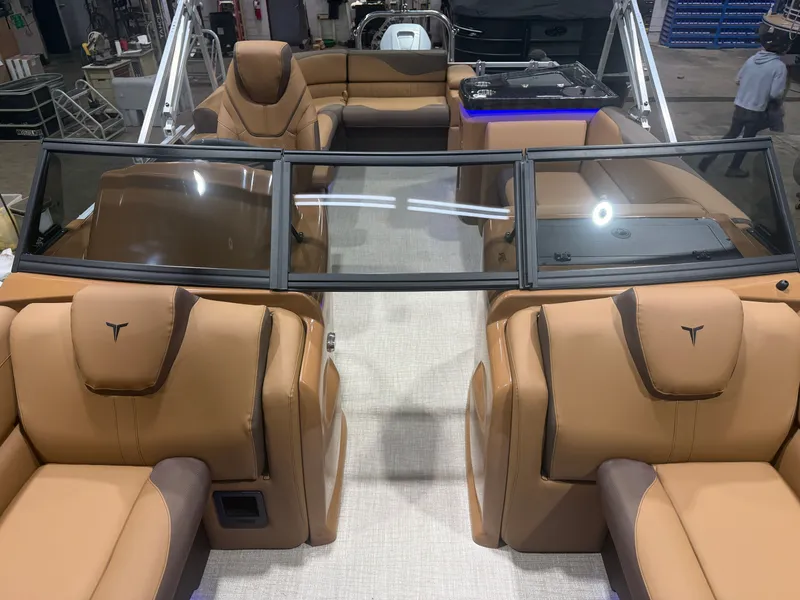 Slide: The Image of Tahoe LTZ 2385 Elite Windshield Tritoon & Honda 4-Stroke EFI 2026 - 12