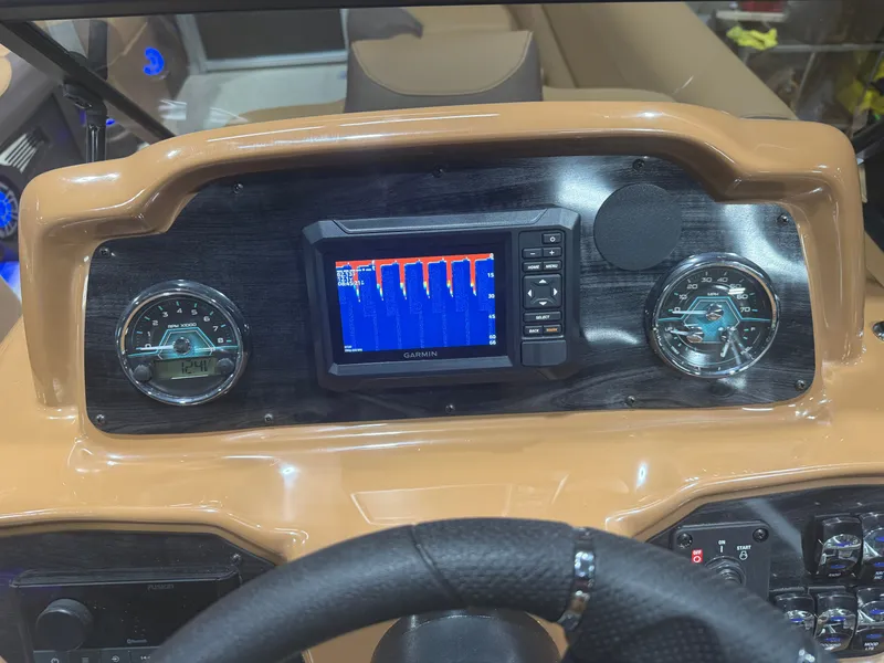 Slide: The Image of Tahoe LTZ 2385 Elite Windshield Tritoon & Honda 4-Stroke EFI 2026 - 18