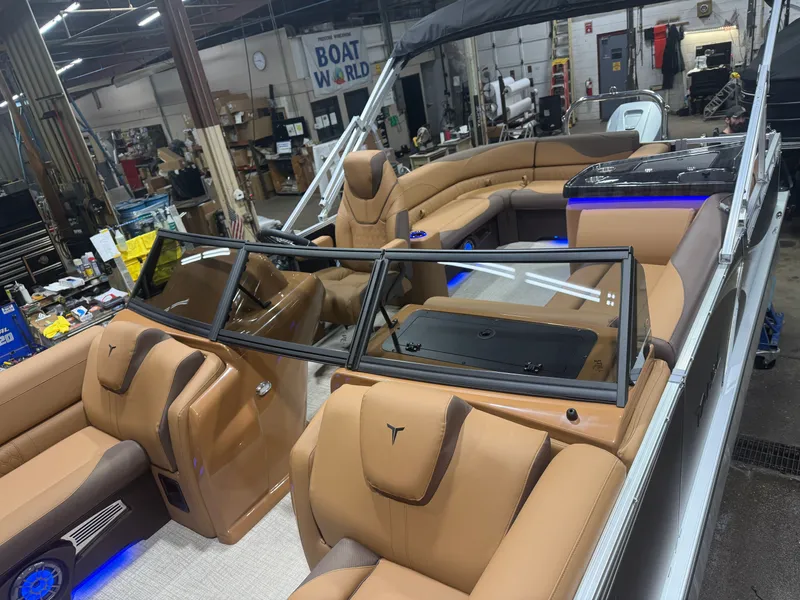 Slide: The Image of Tahoe LTZ 2385 Elite Windshield Tritoon & Honda 4-Stroke EFI 2026 - 3