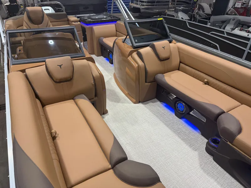 Slide: The Image of Tahoe LTZ 2385 Elite Windshield Tritoon & Honda 4-Stroke EFI 2026 - 36