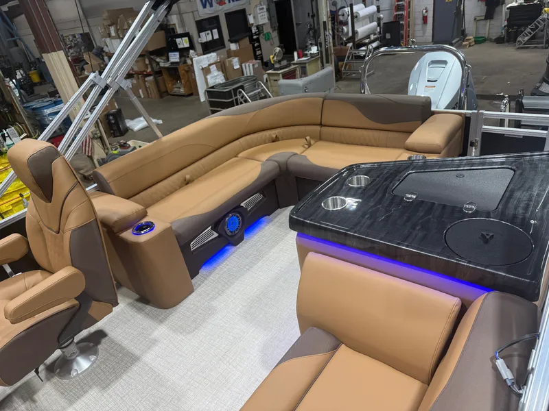 Slide: The Image of Tahoe LTZ 2385 Elite Windshield Tritoon & Honda 4-Stroke EFI 2026 - 5